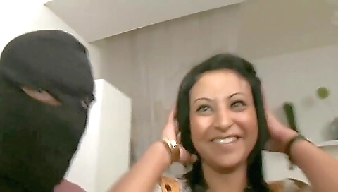 Hawt chick fucks in a strip dance and fuck