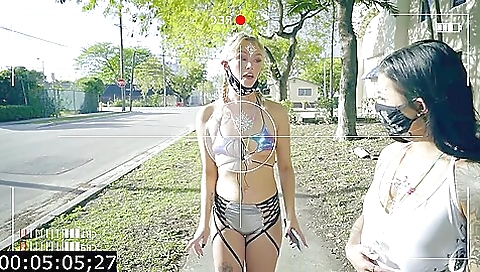 Sexy young girl with big tits gets fucked