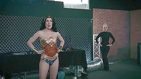 Blonde babe with huge ass and tits fucked