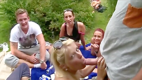 Mature woman with a sexy girl